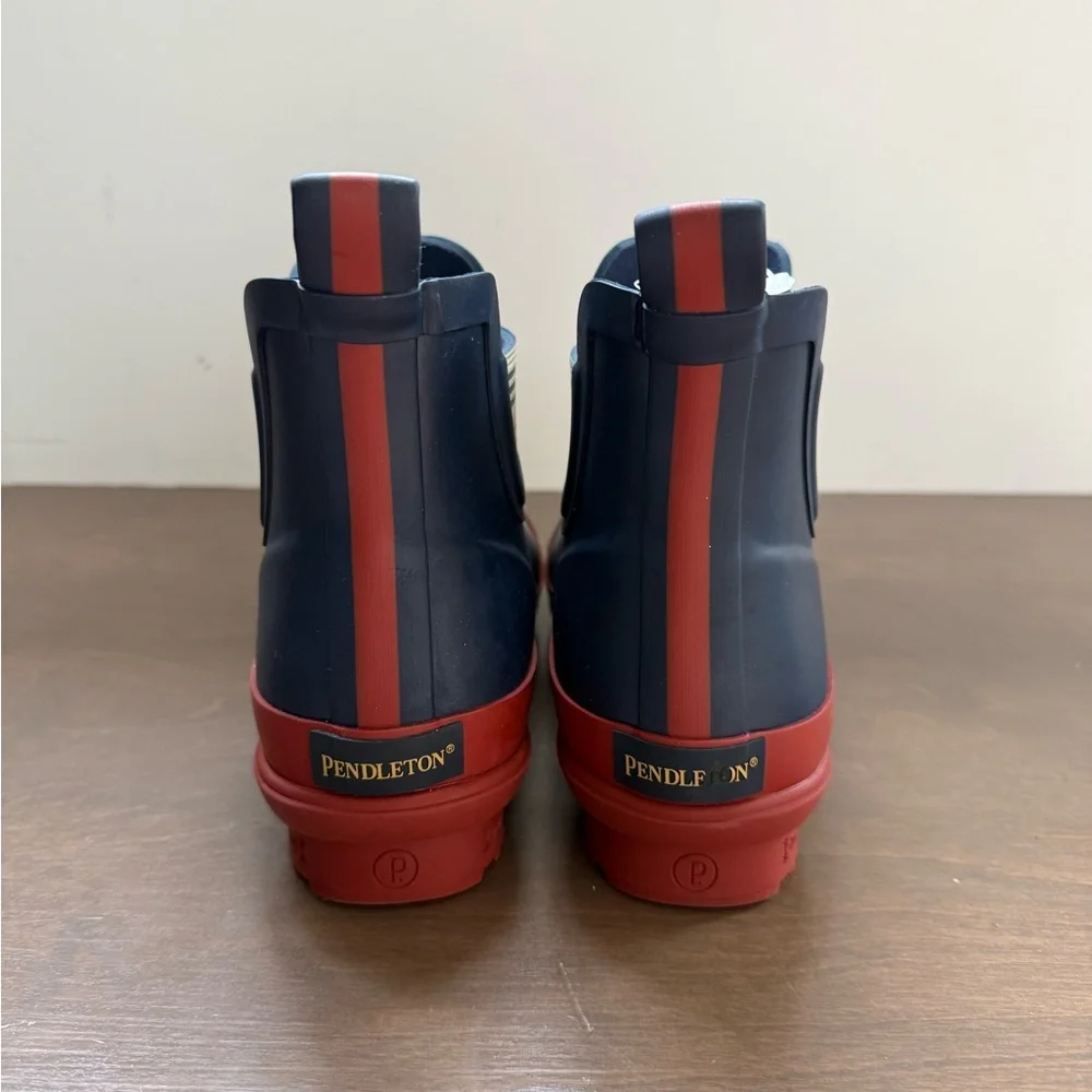 Pendleton WOMEN'S BRIDGER STRIPE WESTERN CHELSEA RAIN BOOT 9 • NWOT - Picture 6 of 10